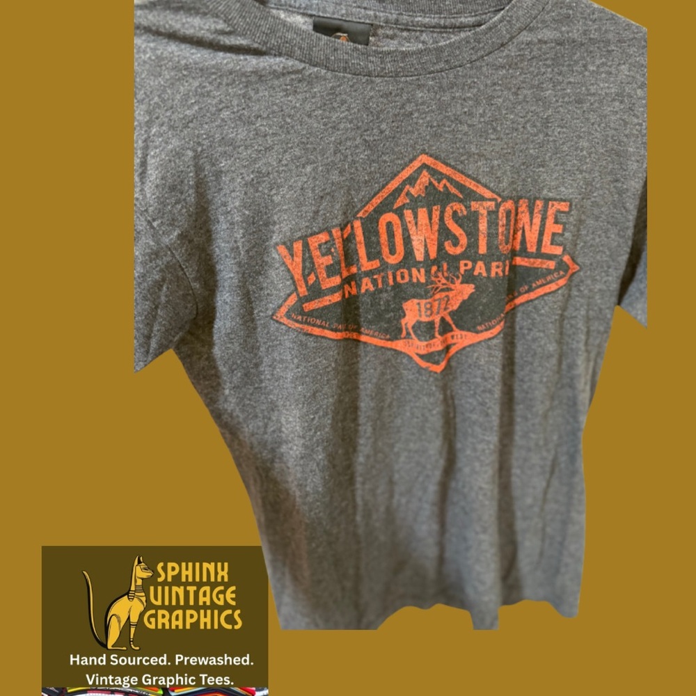 Gray Yellowstone Tee vintage